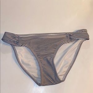 striped swimsuit bottoms, size xs, from target